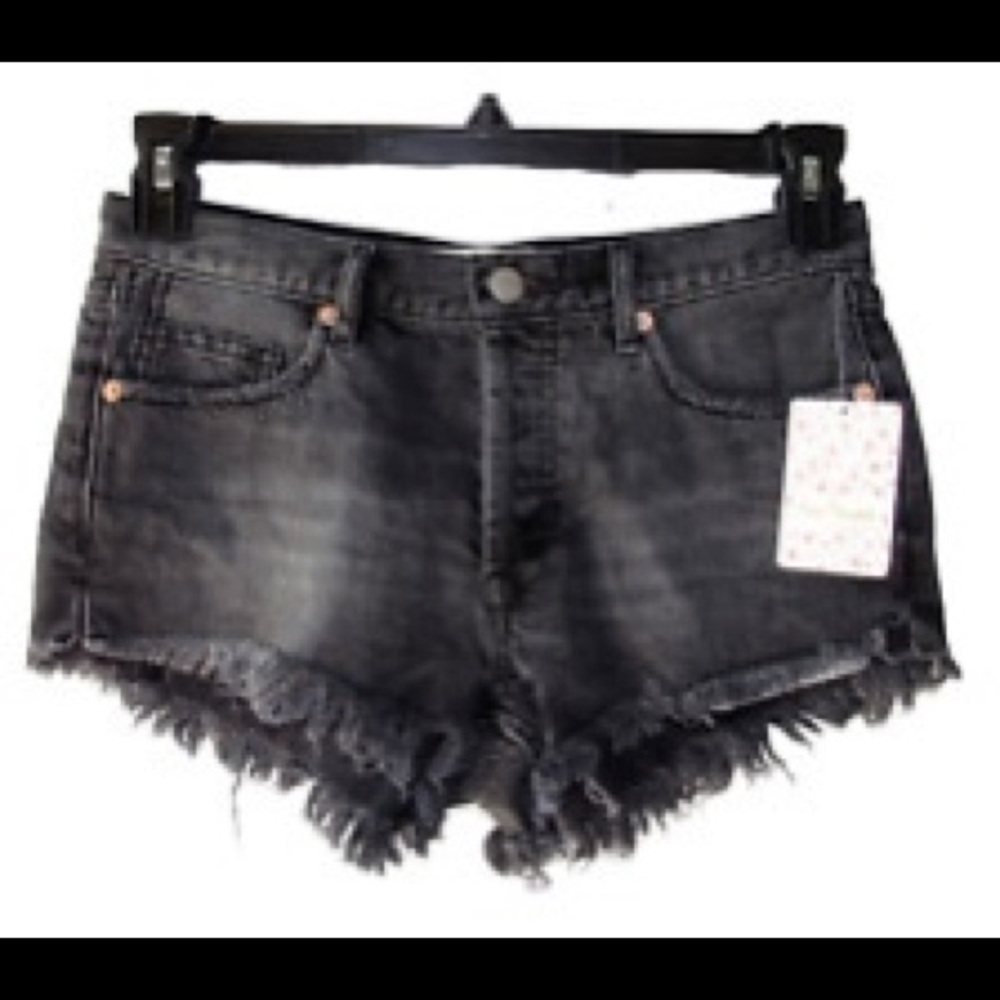 FP distressed shorts